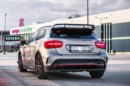 Maxton Design Mercedes Benz GLA 45 AMG X156 (Pre-Facelift) Central Rear Splitter (with vertical bars)