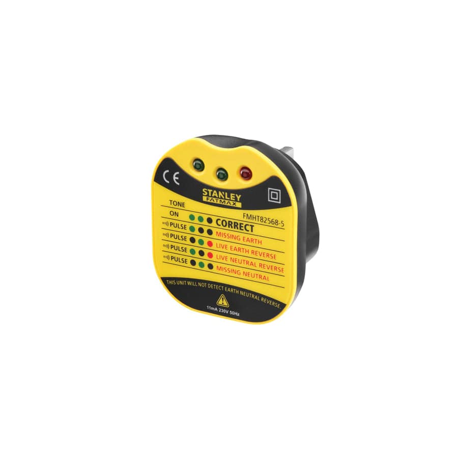 STANLEY® Intelli Tools INT582568 FatMax® UK Wall Plug Tester | ML Performance UK