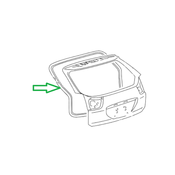 Genuine Lexus 67881-48031 RX Phase 2 Boot Door Weather Seal