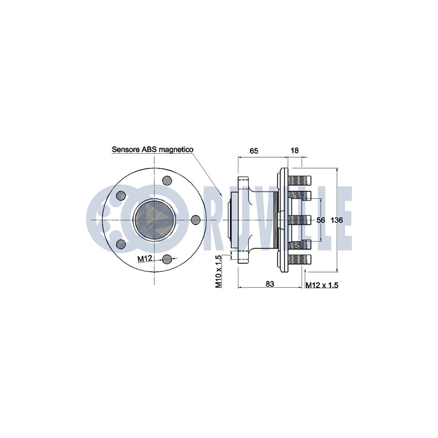 Ruville 985526 Axle Bush | ML Performance UK Car Parts