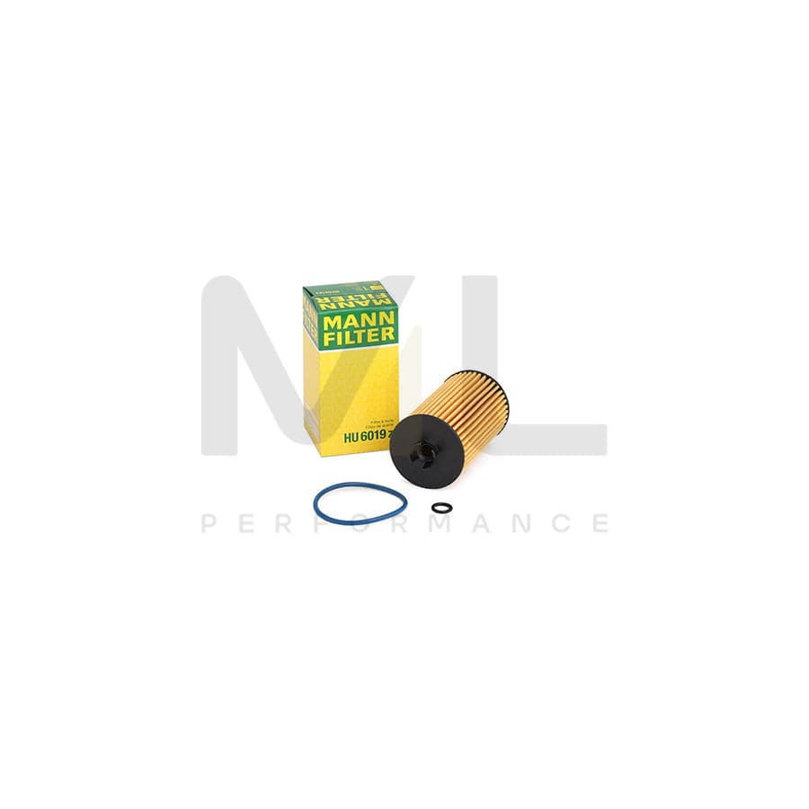 MANN-FILTER HU 6019 z Oil Filter with seal, Filter Insert | ML Performance Car Parts