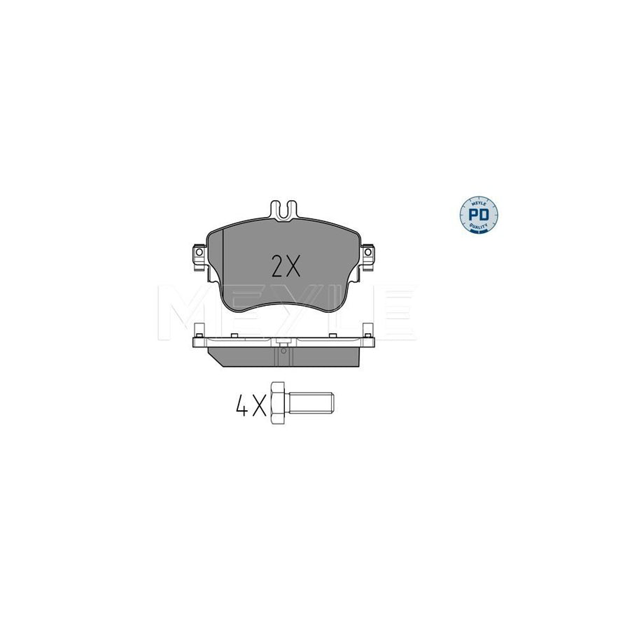 Meyle 025 253 2619/Pd Brake Pad Set