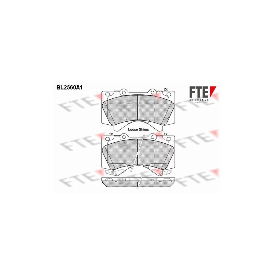 Fte BL2560A1 Brake Pad Set | ML Performance UK Car Parts