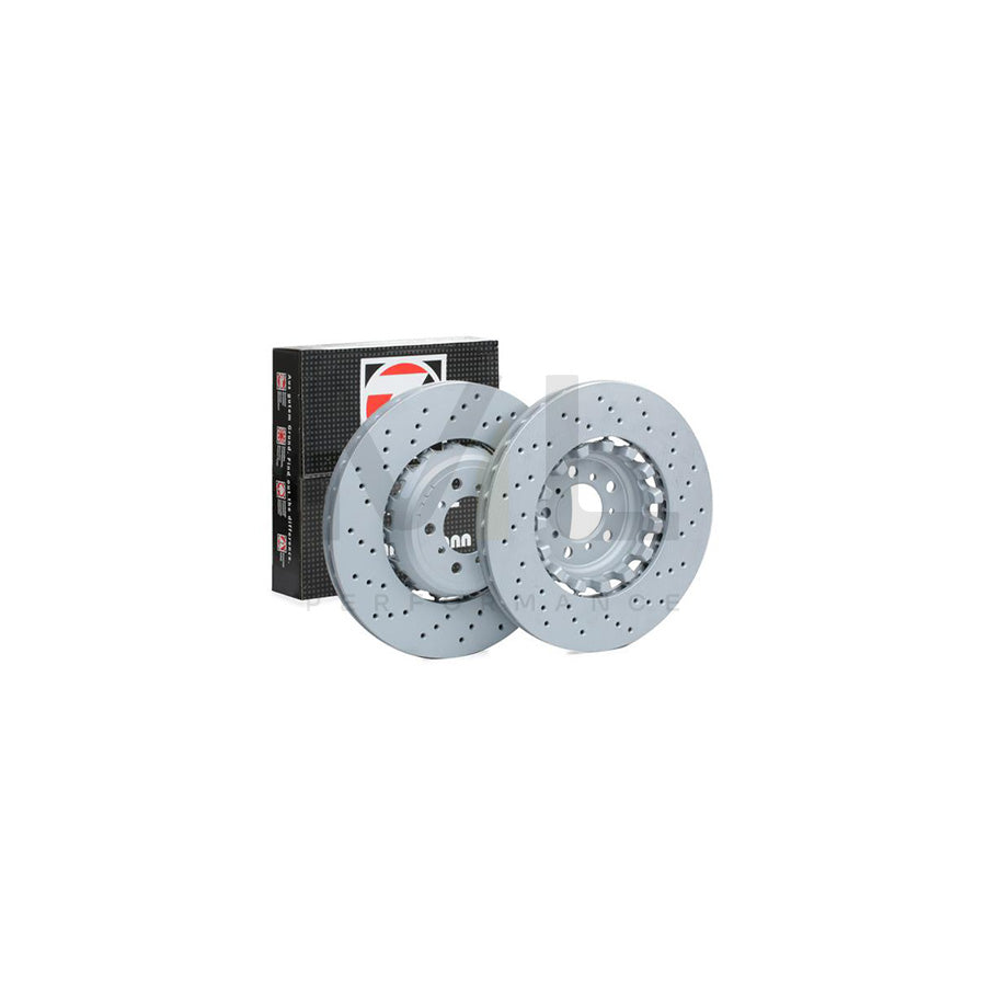 ZIMMERMANN 150.2940.70 Brake Disc Left, Perforated, Two-piece brake disc, Vented, Coated, Alloyed / High-carbon | ML Performance Car Parts