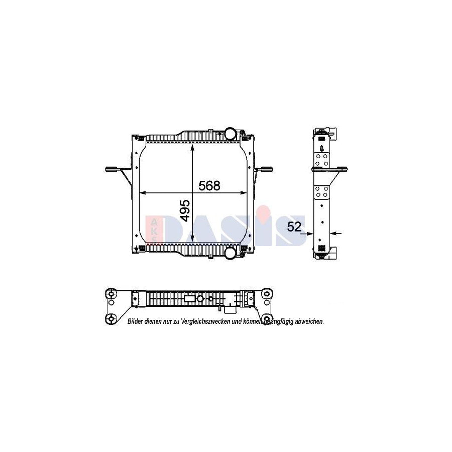 AKS Dasis 390042N Engine Radiator | ML Performance UK