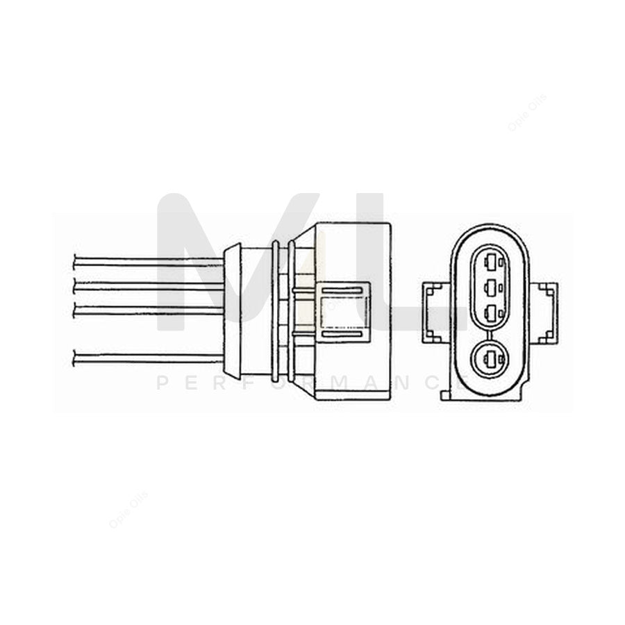 NTK Lambda Sensor / O2 Sensor (NGK 0494) - OZA447-E25 | ML Car Parts UK | ML Performance