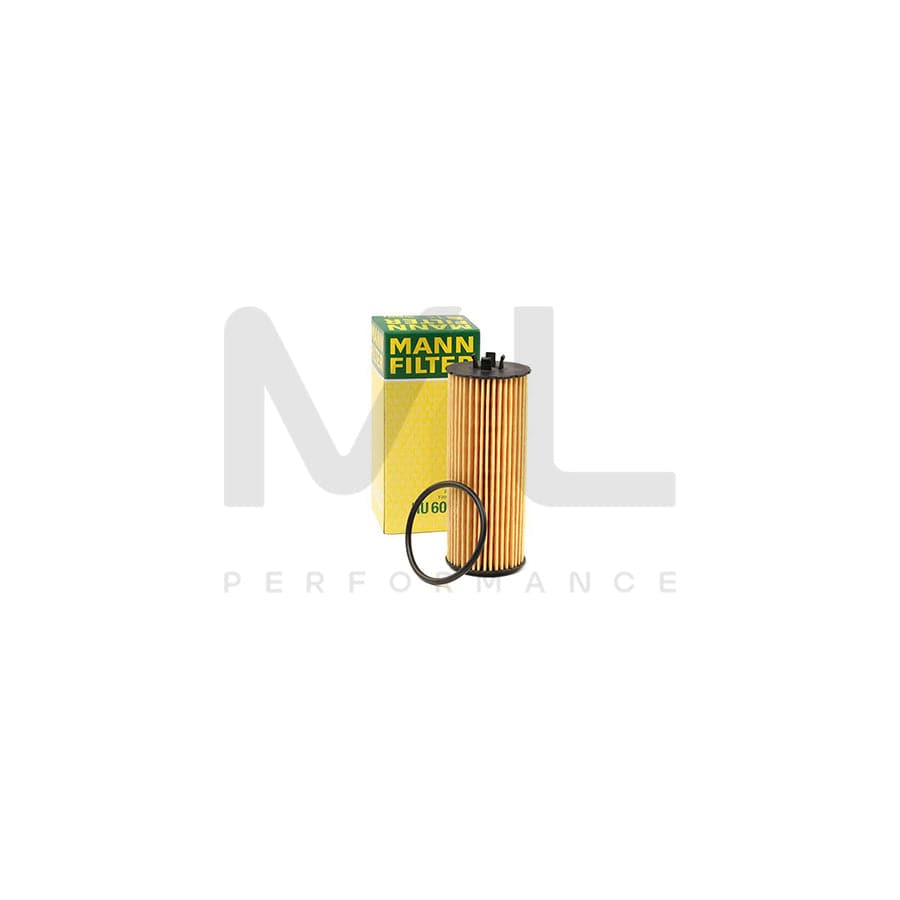 MANN-FILTER HU 6009 z Oil Filter with seal, Filter Insert | ML Performance Car Parts