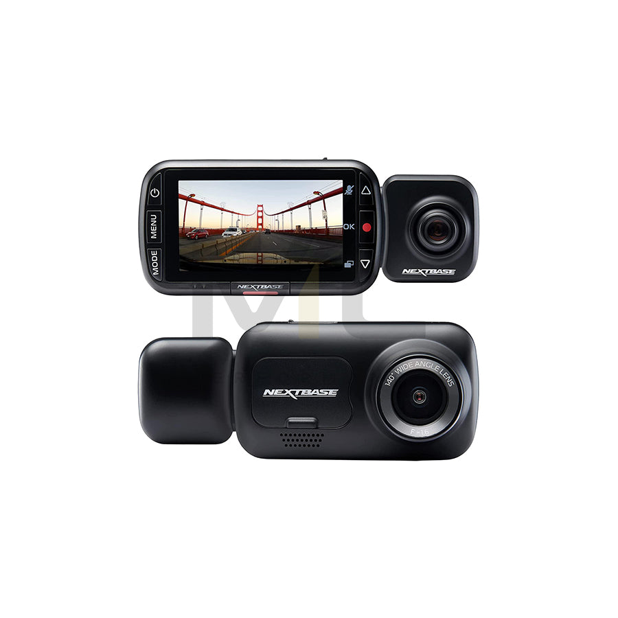 NEXTBASE NBDVR222XRCZ Dash cam 2.5 Inch, 1280 x 720 (Rear), 1920 x 1080 (Front), Viewing Angle 140° (Front), 30° (Rear)° | ML Performance Car Parts