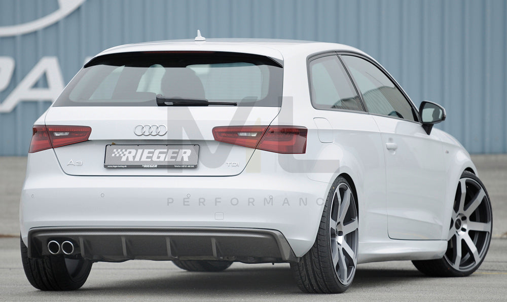 Rieger 00056797 Audi 8V A3 Side Skirt 4 | ML Performance UK Car Parts