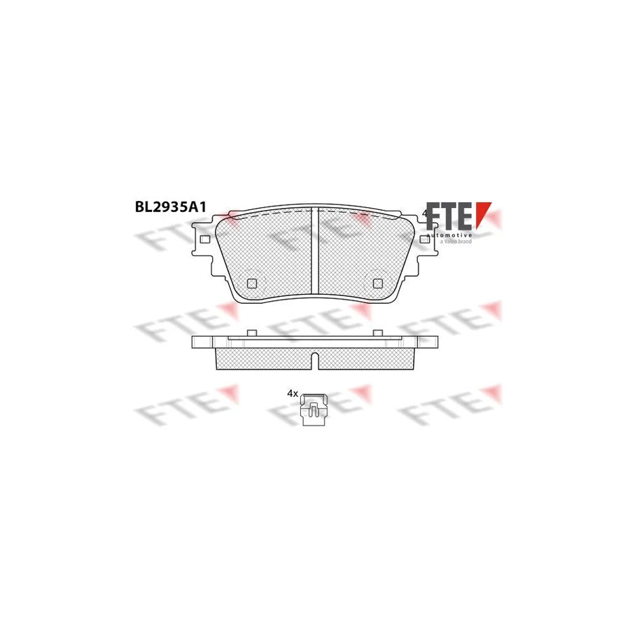 Fte 9011179 Brake Pad Set | ML Performance UK Car Parts