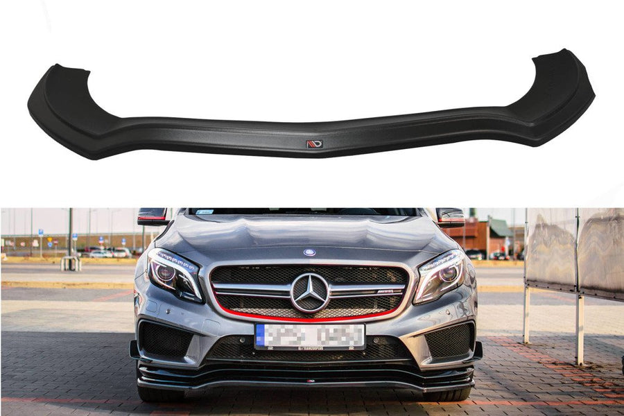 Maxton Design ME-GLA-156-AMG-FD1T Front Splitter Mercedes Benz GLA 45 AMG X156 (Pre-Facelift) | ML Performance UK Car Parts