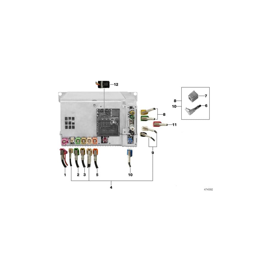 Genuine BMW 61119338207 F15 M Rep.Module Tv Module (Inc. X5 30dX, X5 50iX 4.4 & X5 M) | ML Performance UK Car Parts