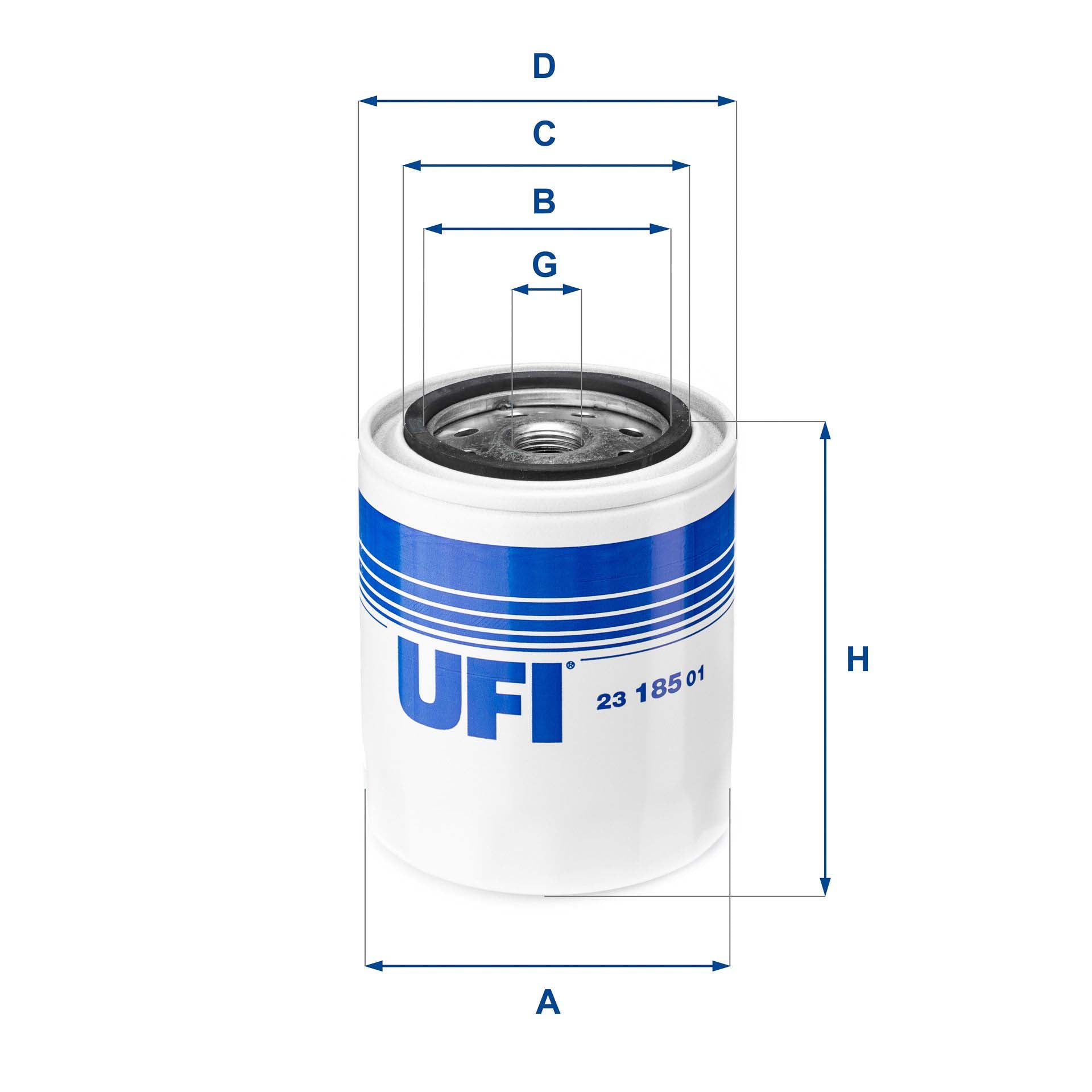 UFI 23.185.01 Oil Filter