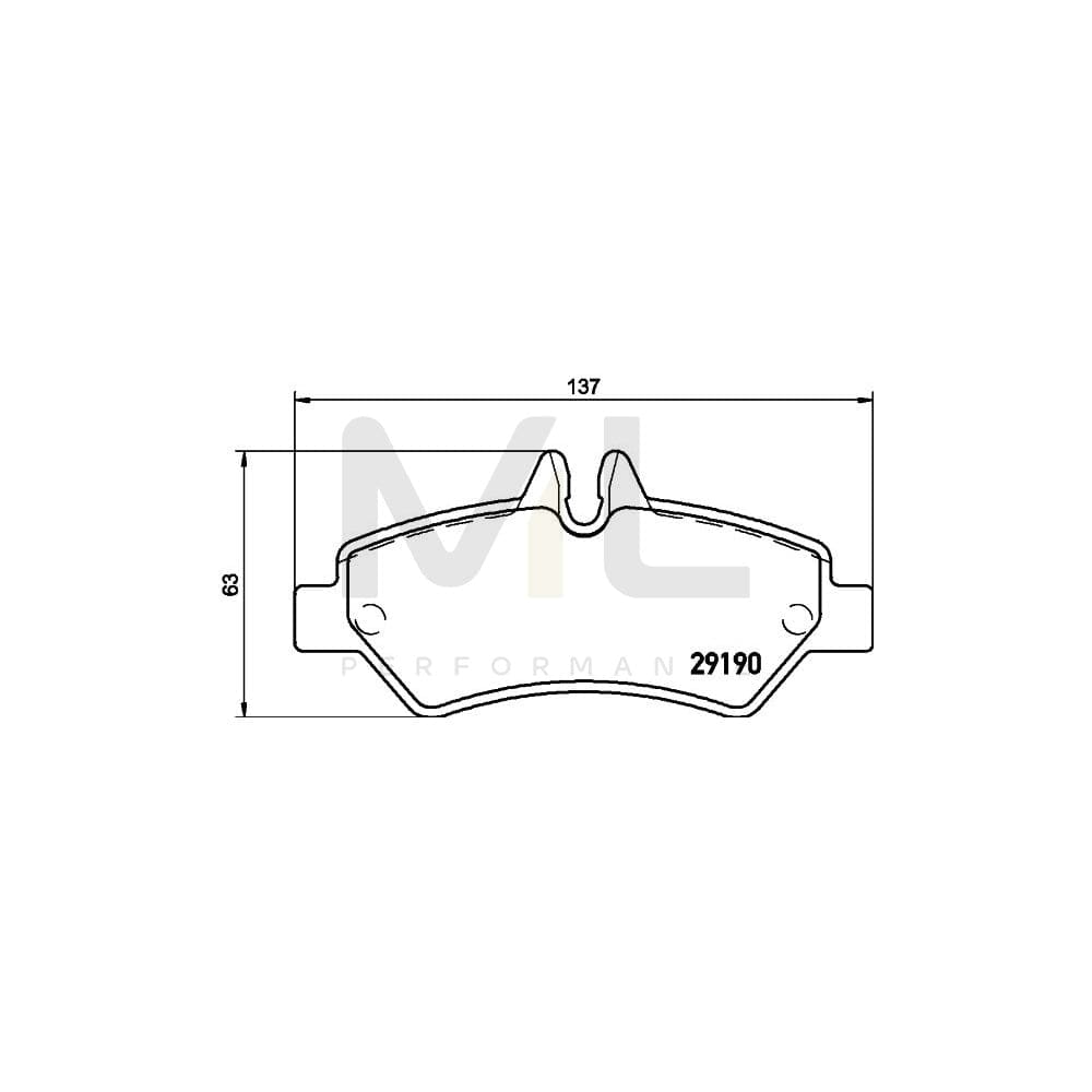 Hella 8DB 355 005-351 Brake Pad Set Incl. Wear Warning Contact, With Brake Caliper Screws, With Accessories | ML Performance Car Parts