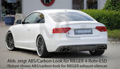 Rieger 00055472 Audi B8 B81 A5 Rear Diffuser 2 | ML Performance UK Car Parts