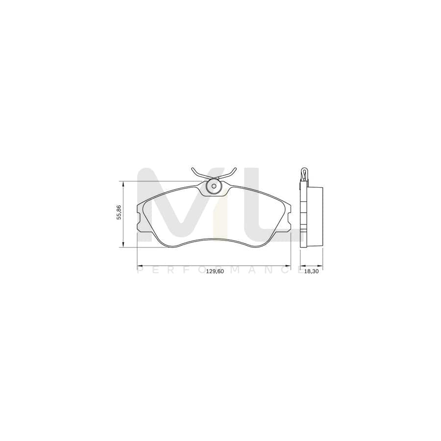 BOSCH 0 986 478 692 Brake Disc | ML Performance Car Parts