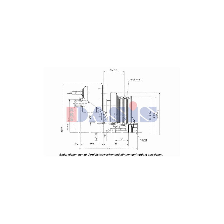 AKS Dasis 851212N Ac Compressor Clutch | ML Performance UK