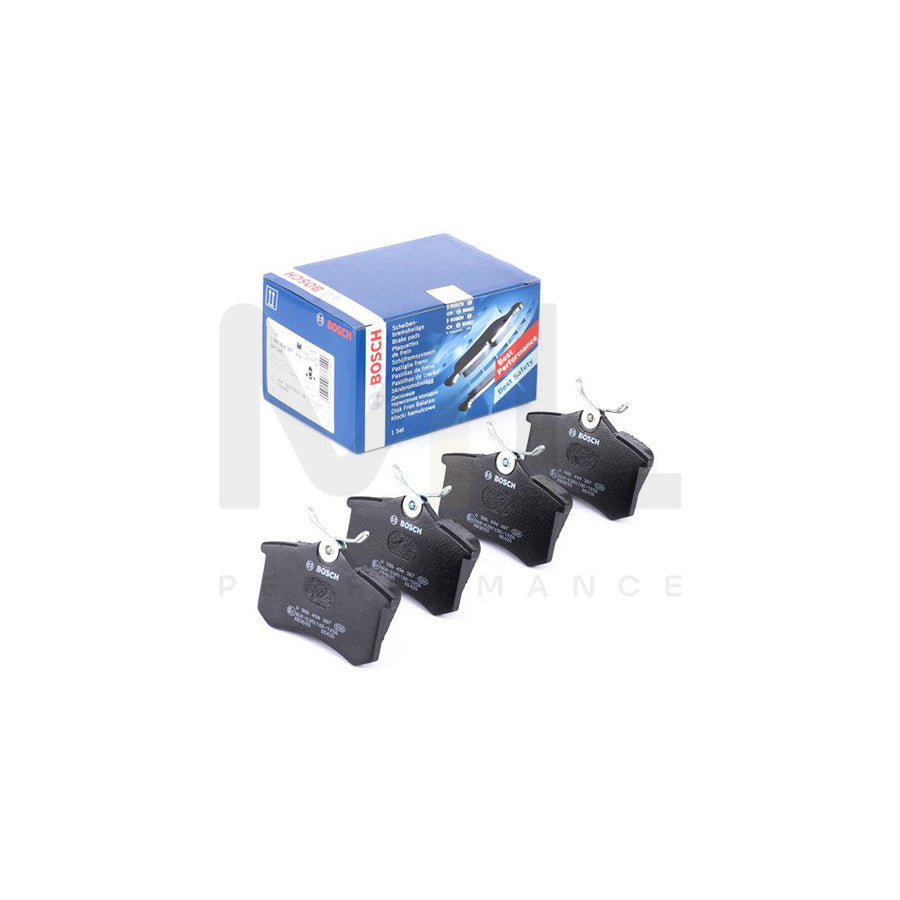 Bosch 0986494387 Brake Pad Set With Anti-Squeak Plate, With Mounting Manual BP1295 | ML Performance Car Parts