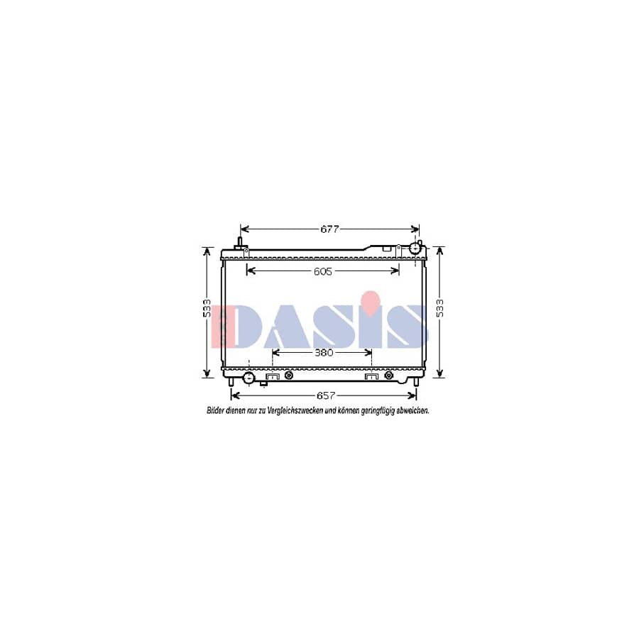 AKS Dasis 090008N Engine Radiator For Ford Fiesta Mk2 Hatchback (Fbd) | ML Performance UK