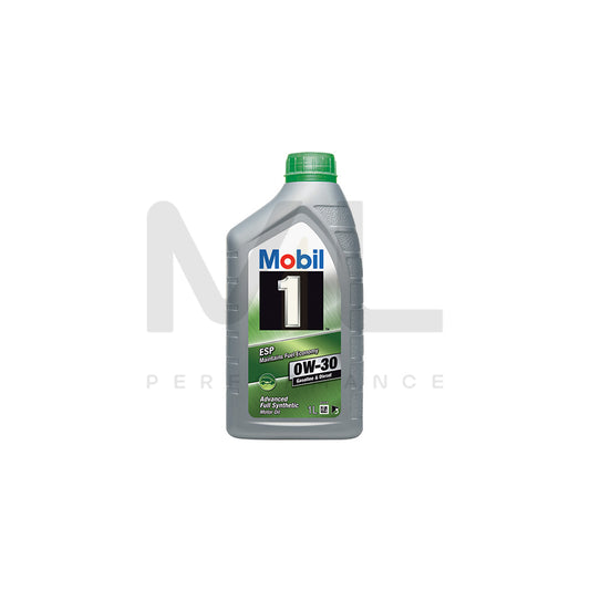 Mobil 1 ESP Engine Oil - 0W-30 - 1Ltr Engine Oil ML Performance UK ML Car Parts