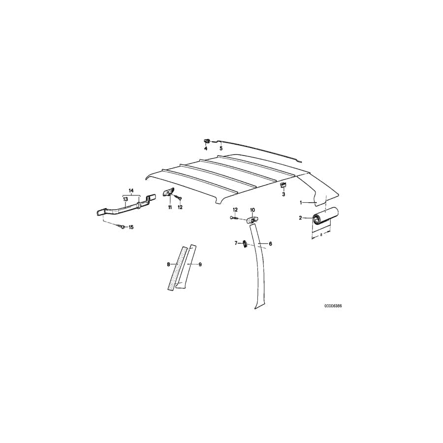 Genuine BMW 51431840385 E21 Covering Apron Left (Inc. 318i, 316 & 323i) | ML Performance UK Car Parts