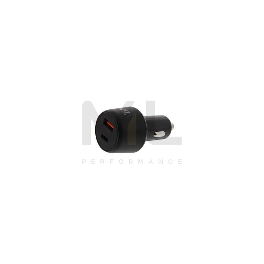 TnB 8695 In-car charger 12, 24V, Number of inlets/outlets: 1 USB QC 3.0, 1 USB type-C PD 2.0, Black | ML Performance Car Parts