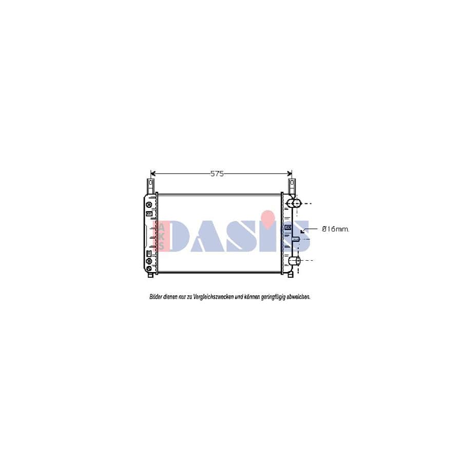 AKS Dasis 210020N Engine Radiator For Toyota Corolla | ML Performance UK