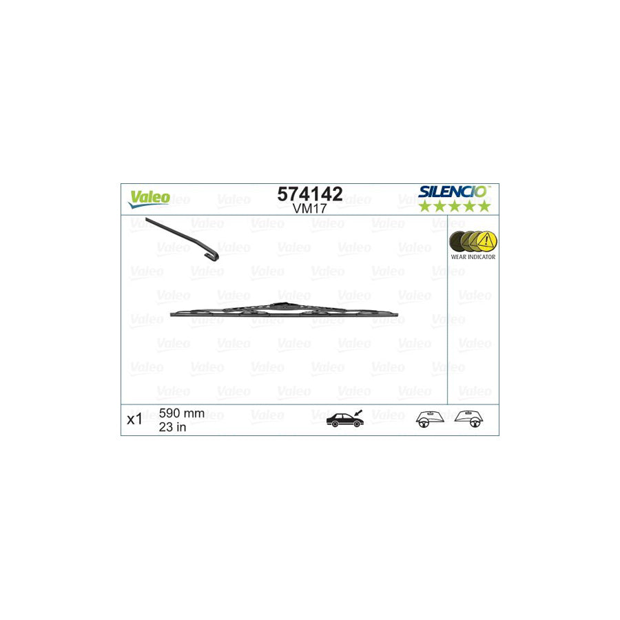 Valeo 574142 Wiper Blade | ML Performance UK Car Parts