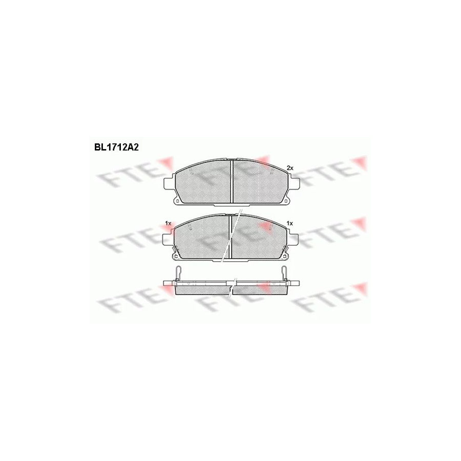 Fte BL1712A2 Brake Pad Set | ML Performance UK Car Parts