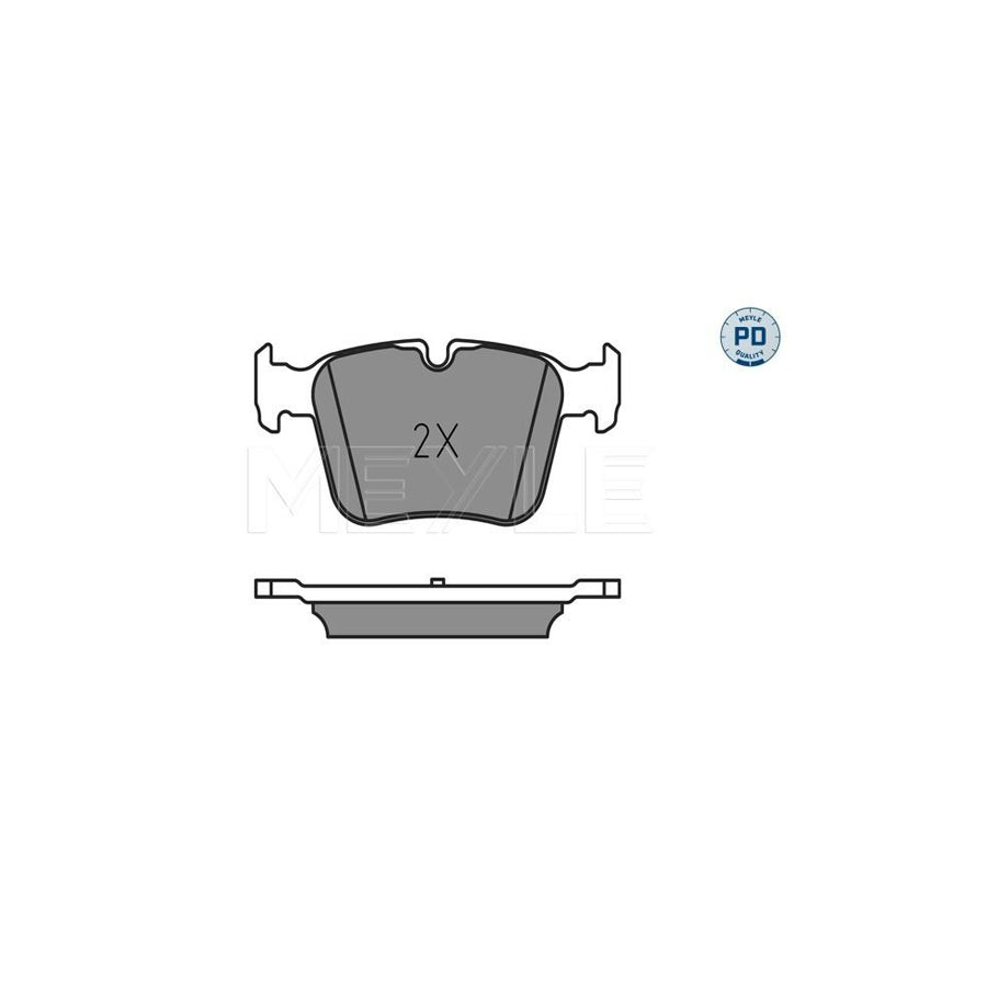 Meyle 025 253 5416/Pd Brake Pad Set Suitable For Mercedes-Benz C-Class