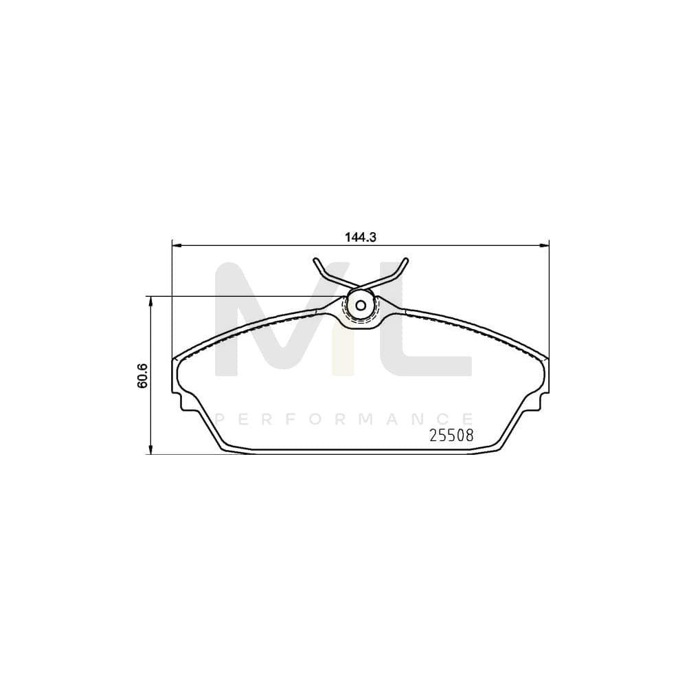 Brembo P 82 003 Brake Pad Set For Tata (Telco) Xenon Pickup Excl. Wear Warning Contact, With Anti-Squeak Plate | ML Performance Car Parts