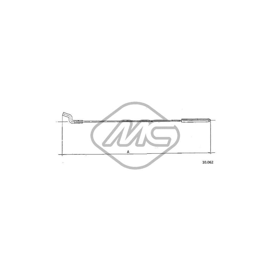 Metalcaucho 83781 Throttle Cable for VW Beetle | ML Performance UK Car Parts