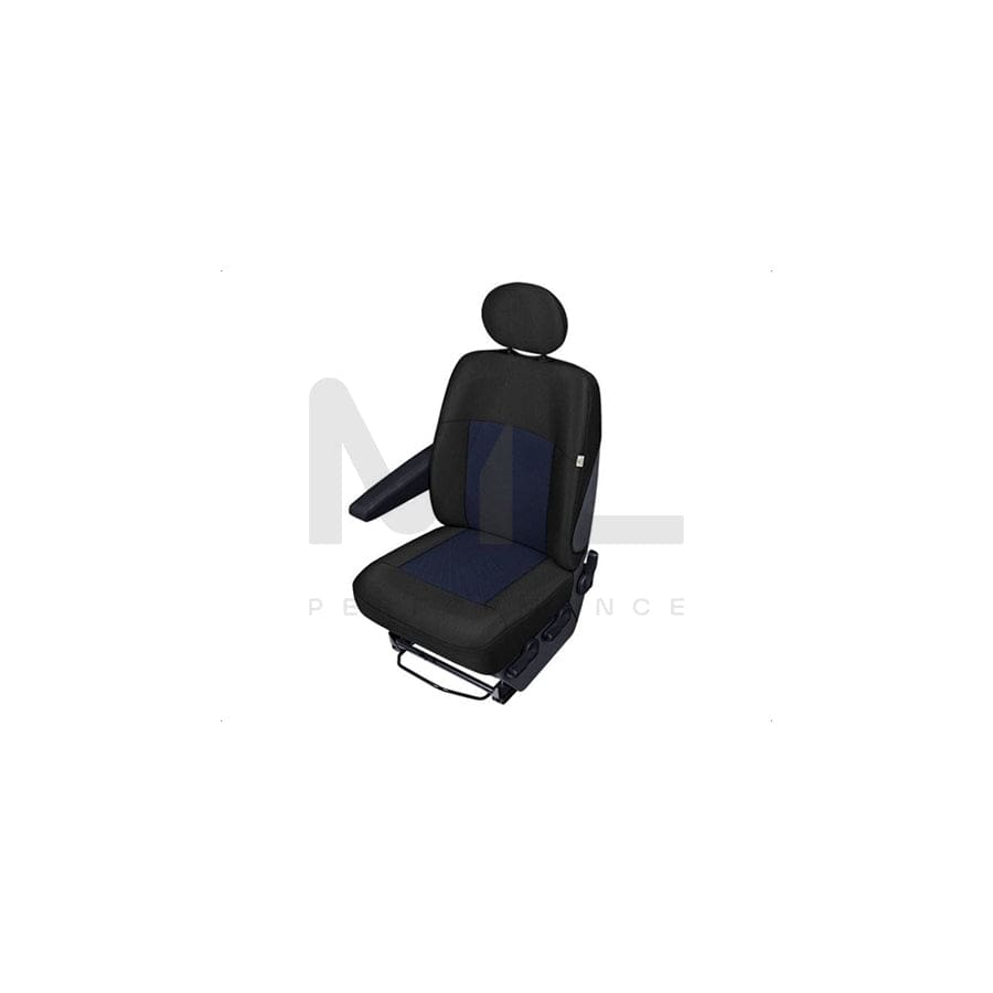 KEGEL Weles II 5-9311-199-4031 Car seat cover Blue/black, Polyester, PU (Polyurethane), Front | ML Performance Car Parts