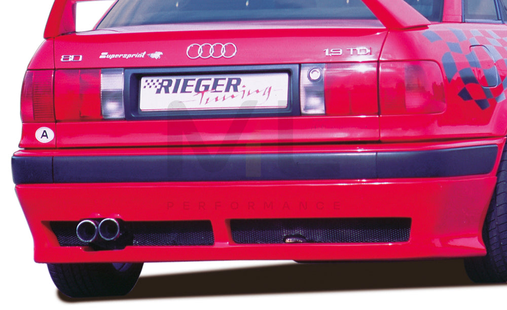 Rieger 00039025 Audi B4 80 Rear Diffuser 1 | ML Performance UK Car Parts