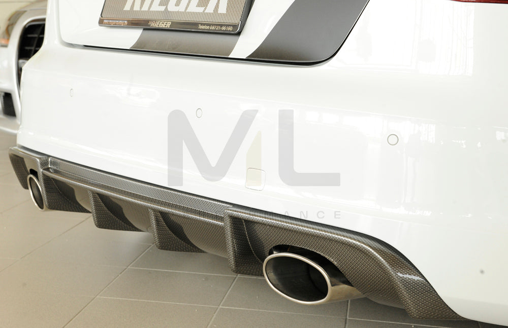 Rieger 00099357 Audi 8V Rear Diffuser (A3 & S3) 3 | ML Performance UK Car Parts