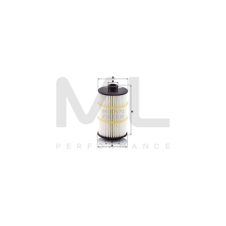 MANN-FILTER HU 7024 z Oil Filter with seal, Filter Insert | ML Performance Car Parts