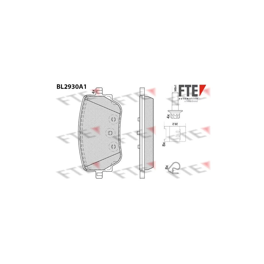 Fte 9011174 Brake Pad Set | ML Performance UK Car Parts