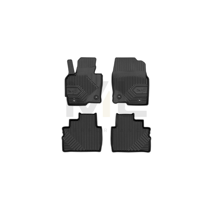 FROGUM Tailored, No.77 77425255 Floor mat set for MAZDA CX-5 I (KE, GH) Elastomer, Front and Rear, Quantity: 4, Black | ML Performance Car Parts