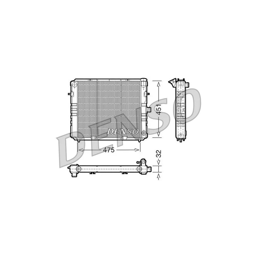 Denso DRM20074 Drm20074 Engine Radiator For Opel Rekord | ML Performance UK