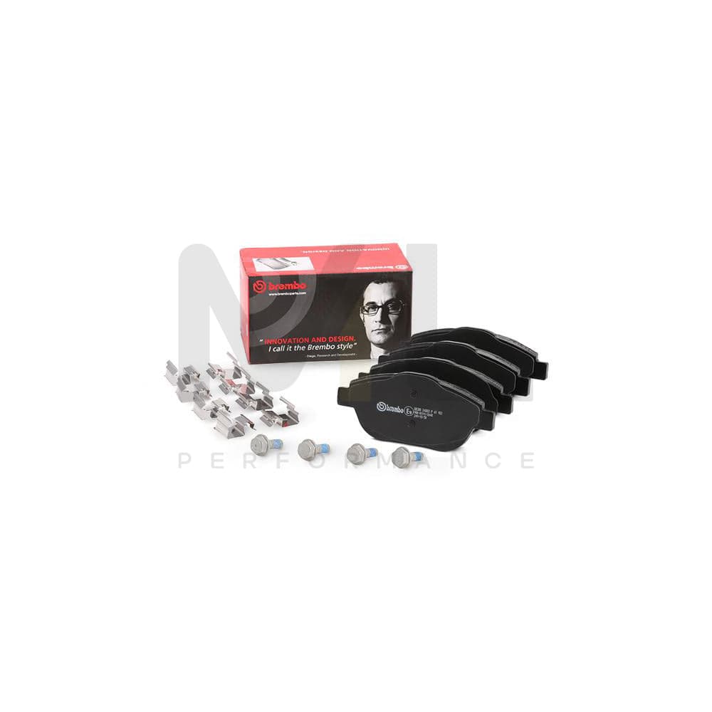 Brembo P 61 103 Brake Pad Set Excl. Wear Warning Contact, With Brake Caliper Screws | ML Performance Car Parts