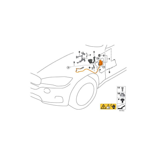 Genuine BMW Mini 63217428361 G30 G20 G01 Charge Status Display LED (Inc. 330e, Cooper SE & 530e) | ML Performance UK Car Parts