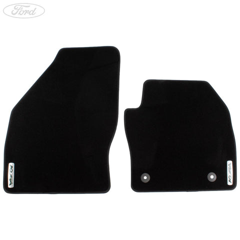 GENUINE FORD 1758722 KUGA VELOUR FLOOR MATS FRONT, BLACK | ML Performance UK