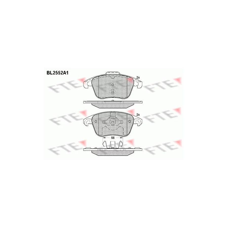 Fte BL2552A1 Brake Pad Set | ML Performance UK Car Parts