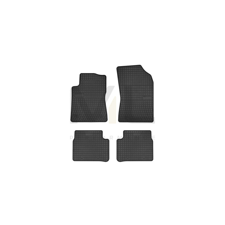 FROGUM Tailored 547549 Floor mat set for CITROﾃ起 C3 III (SX) Elastomer, Front and Rear, Quantity: 4, Black | ML Performance Car Parts