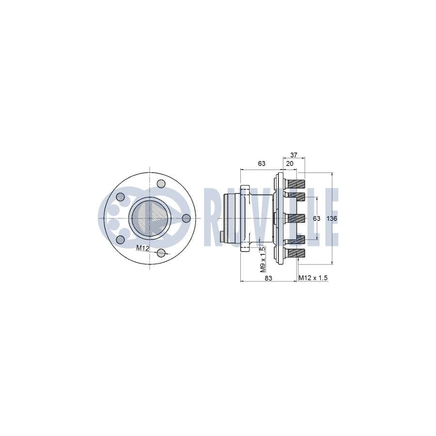 Ruville 985210 Axle Bush | ML Performance UK Car Parts