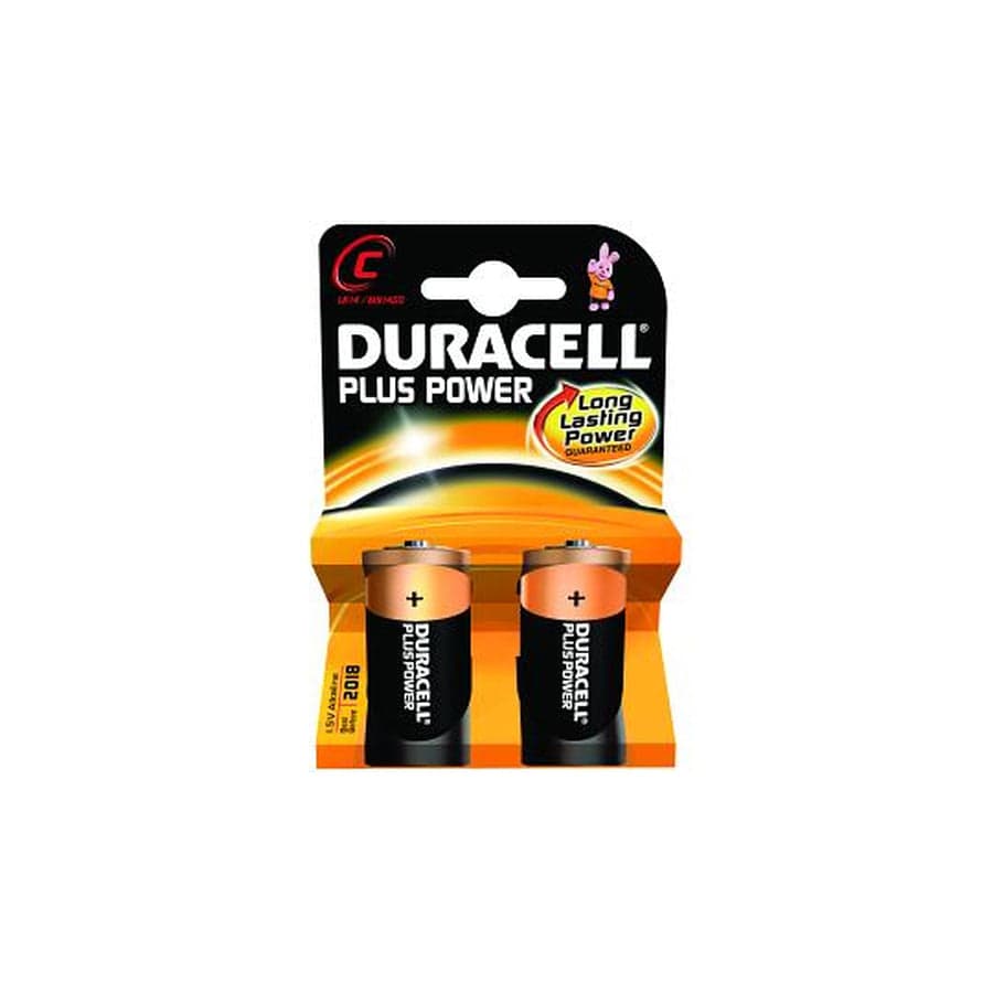 Duracell MN1400B2 (C) Plus Power (Card of 2) | ML Performance UK Car Parts