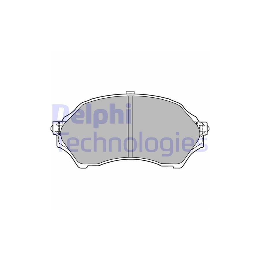 Delphi Lp1440 Brake Pad Set For Mazda 323