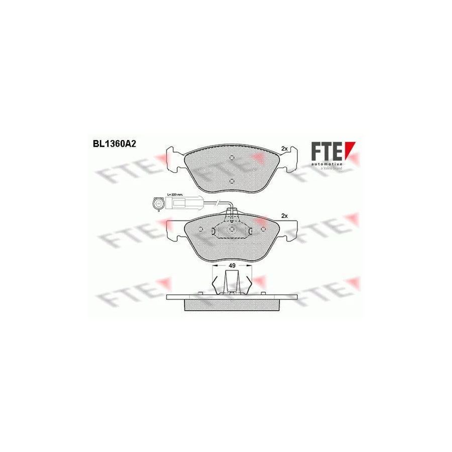 Fte 9010139 Brake Pad Set | ML Performance UK Car Parts