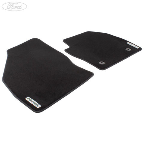 GENUINE FORD 1758722 KUGA VELOUR FLOOR MATS FRONT, BLACK | ML Performance UK