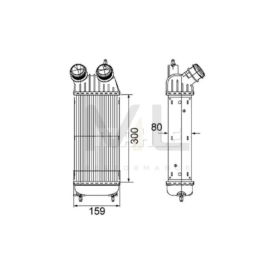 MAHLE ORIGINAL CI 171 000P Intercooler | ML Performance Car Parts